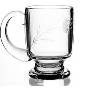 Heritage large glass mug By PRINCESS HOUSE
